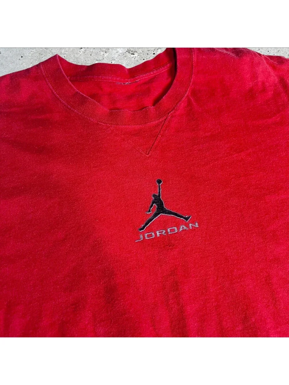 Vintage Jordan Tshirt Red Size XL